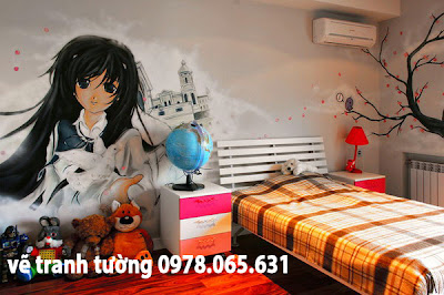 vẽ tranh tường phòng khách vẽ tranh tường phòng khách,phòng ngủ đẹp