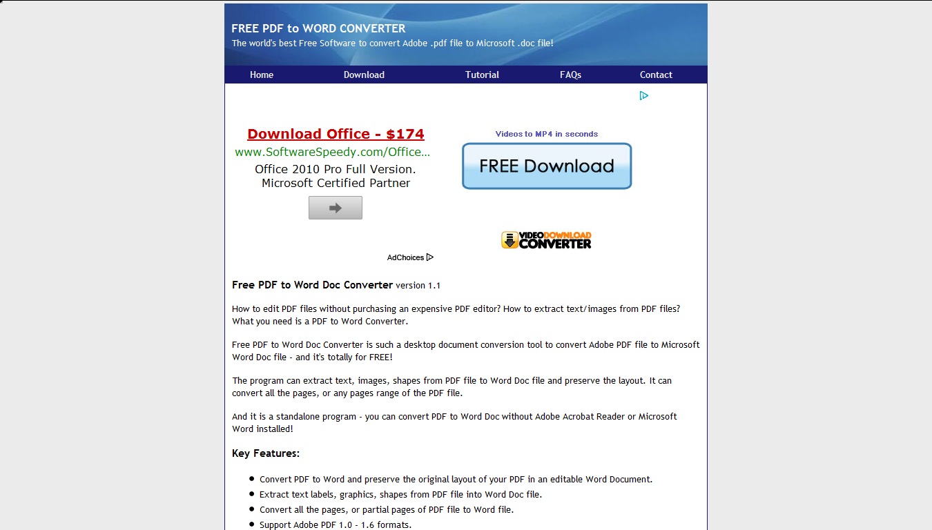 Converter Of Pdf To Word Software Free