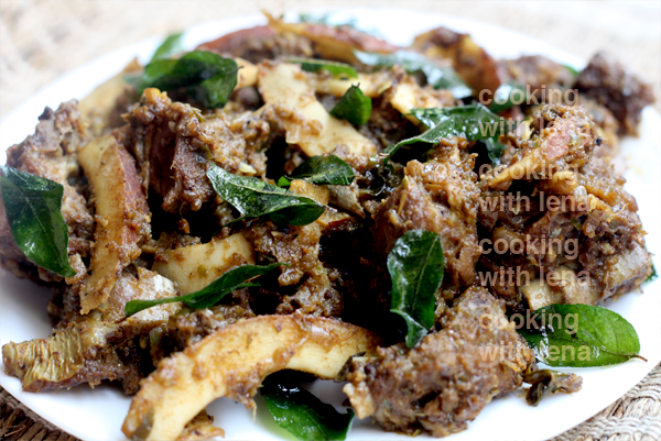 Mutton Ularthiyathu / Mutton Dry Roast