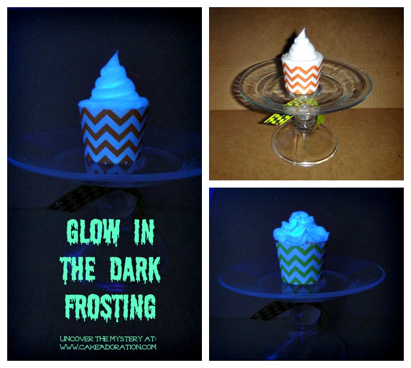 Glow-in-the-Dark Cupcakes