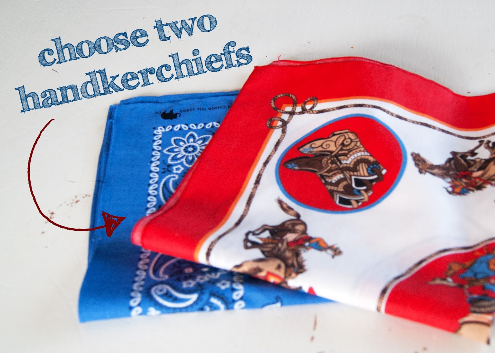 Easy Handkerchief Pillow Tutorial (a.k.a the bandanna pillow) Averie