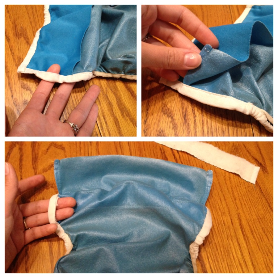 A Little Dancer: Cloth Diaper Tutorial: How to Replace Worn Velcro
