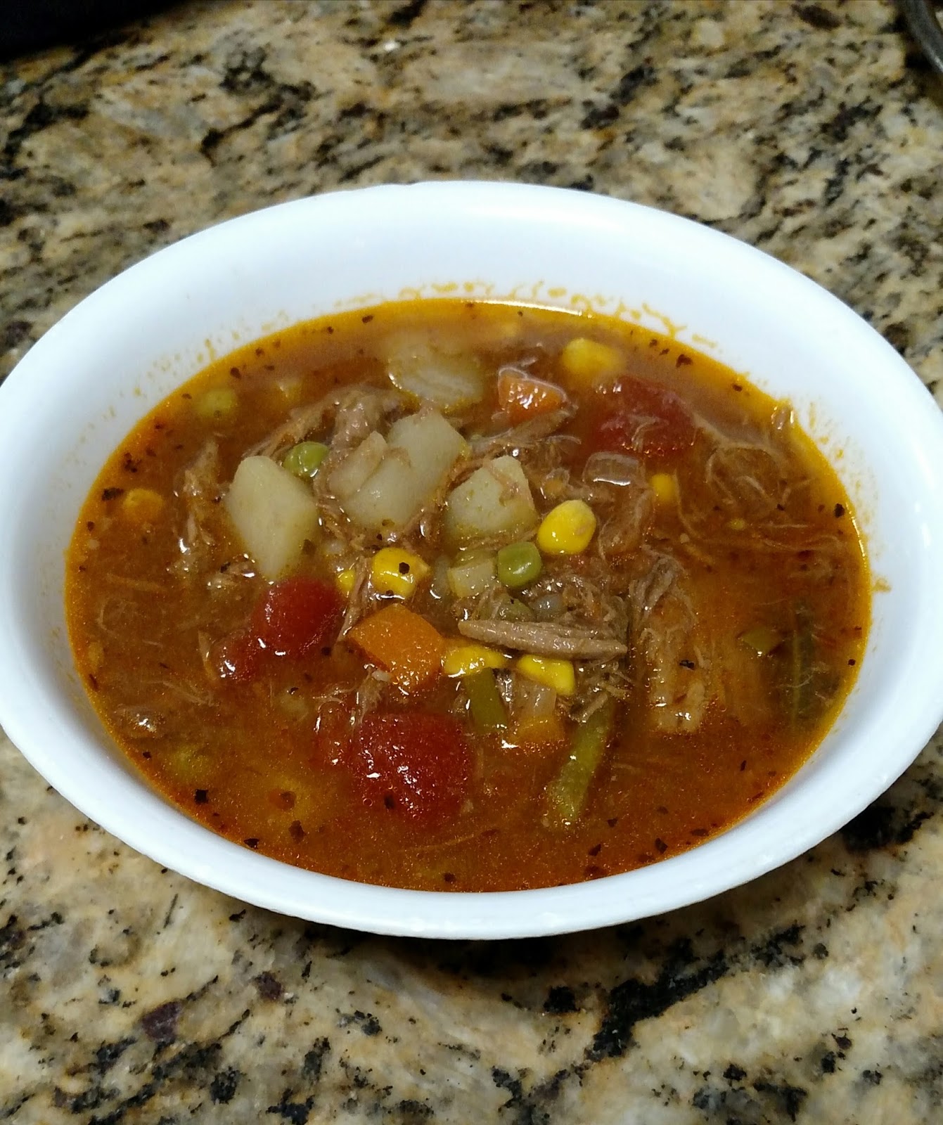 Hot Southern Mess Old Fashioned Beef Vegetable Soup