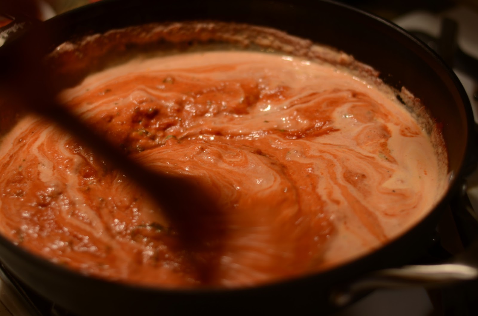 Food for Flicks Vodka Sauce with Pancetta and Penne and "Last Chance