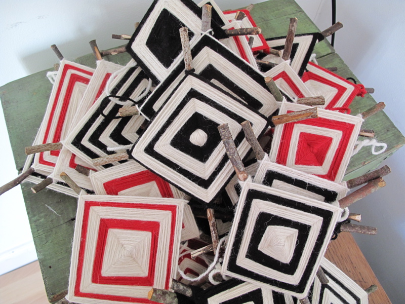 Wool decorations Sarah Strachan