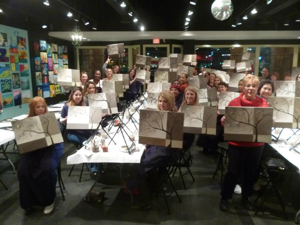 Handmade by CJ Wine and Canvas