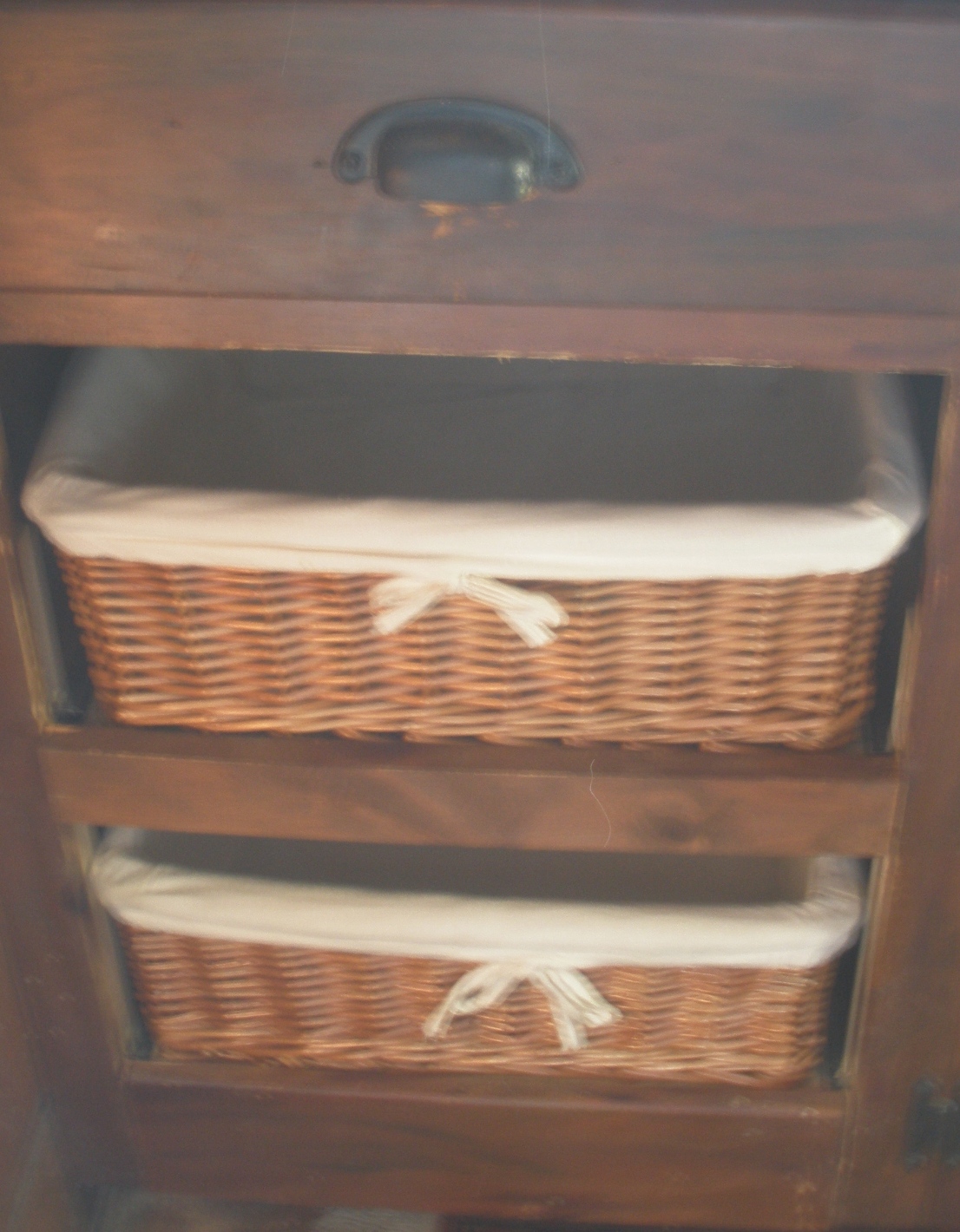 BRAYTON HOMESTEAD INTERIORS Basket drawers new to my old kitchen