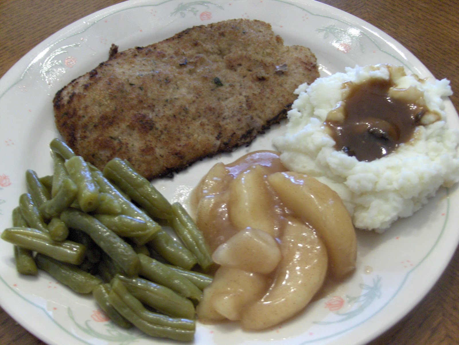 Diab2Cook Veal Cubed Steak & Brown Mushroom Gravy w/ Green Beans....