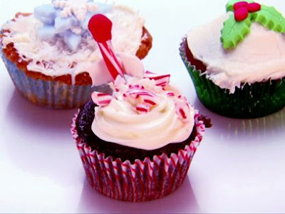 Peppermint Hot Chocolate Cupcake