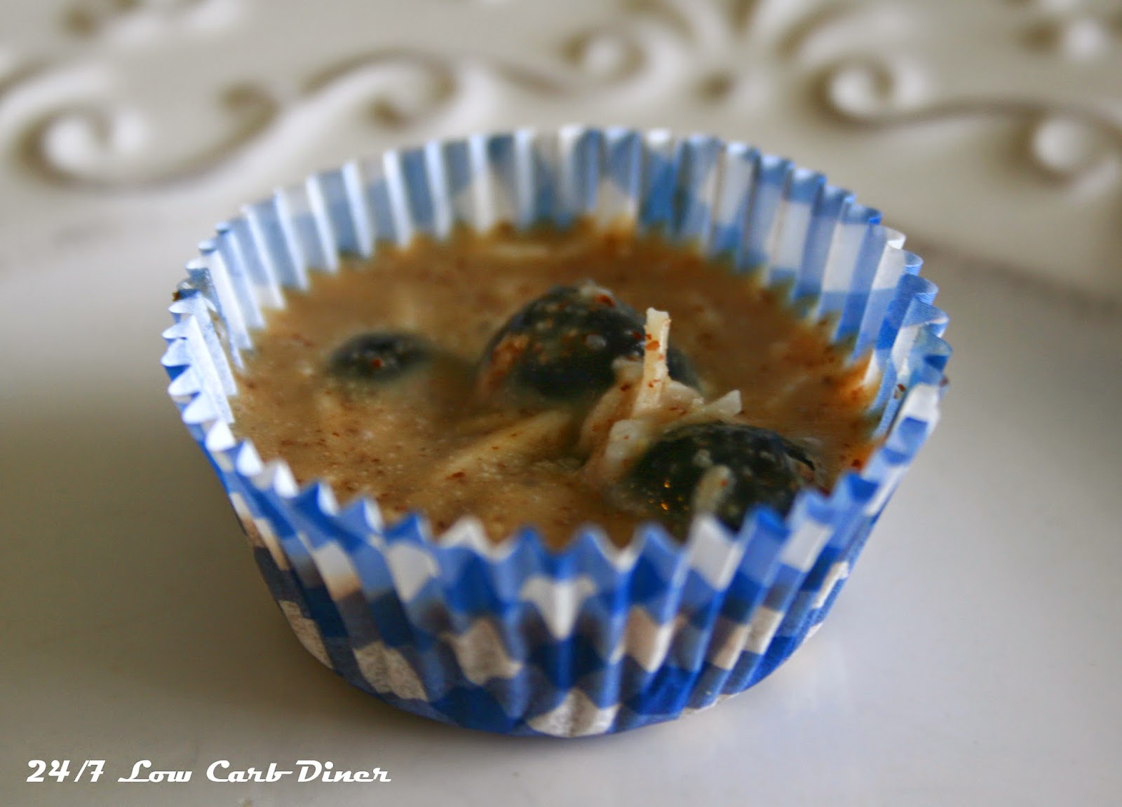 24/7 Low Carb Diner No Bake Blueberry Muffin Bites