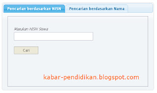NISN siswa di sistem pendidikan nasional