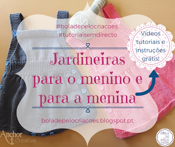 Jardineiras para o menino e para a menina