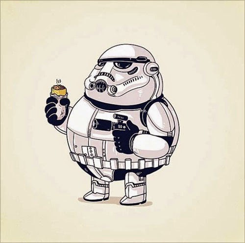 Fat Super Hero Gemuk - Fat Strom Trooper