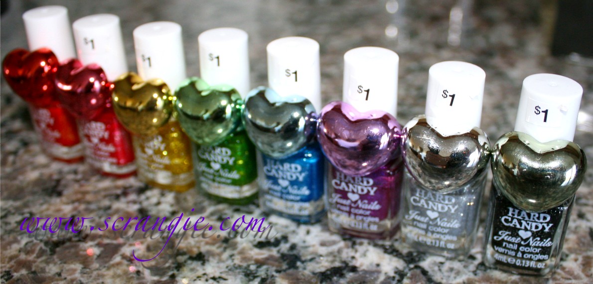 Scrangie Hard Candy Just Nails Mini Glitter Collection Holiday 2011