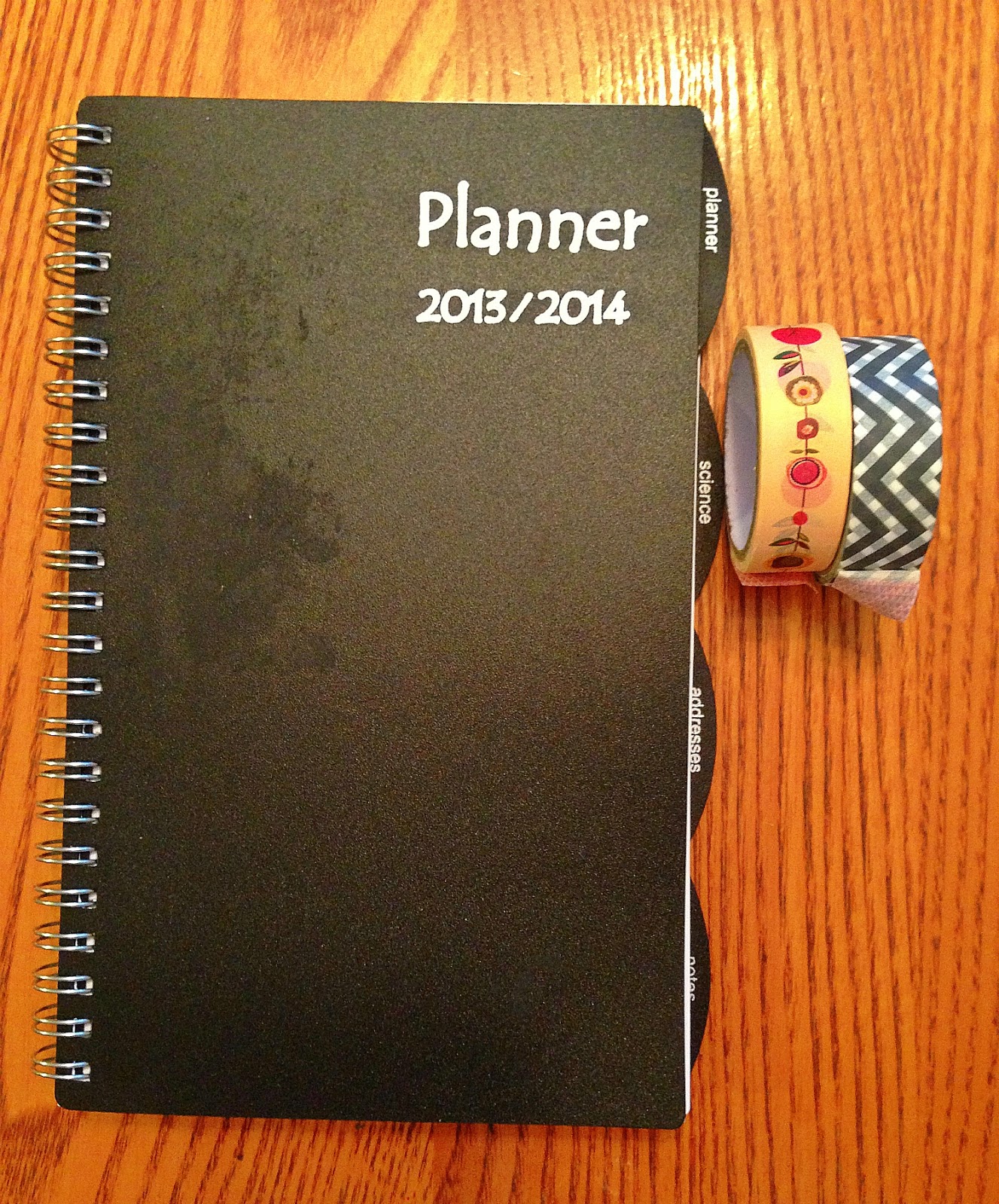 PolkaDotted Pearl DIY Washi Tape Planner
