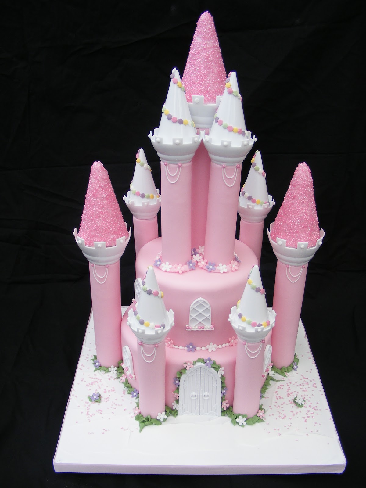 Cakes By Karen A Pink Castle Cake