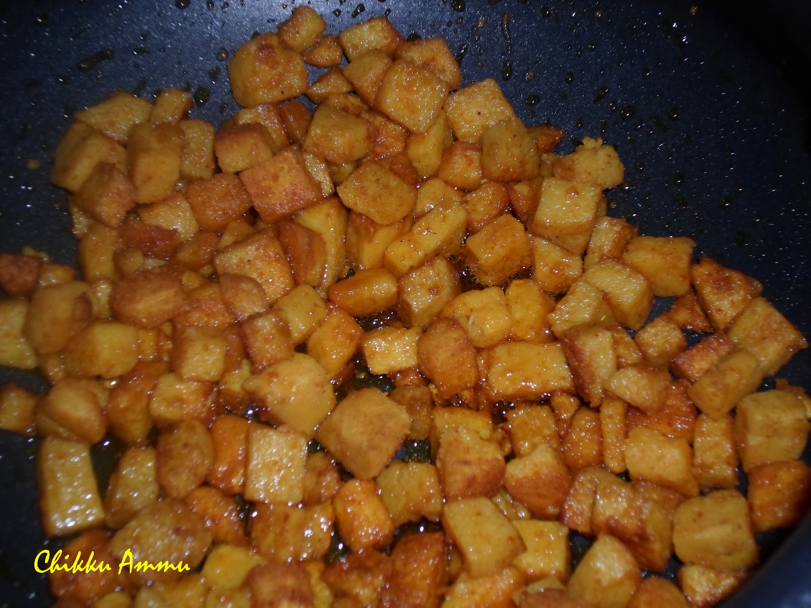 Chikkus Kitchen Elephant Yam Fry / Senai Kizhangu Varuval Recipe