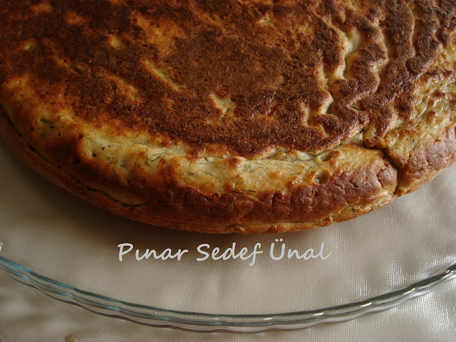 PINAR SEDEF ÜNAL TEFLON TAVADA PEYNİRLİ OTLU TUZLU KEK