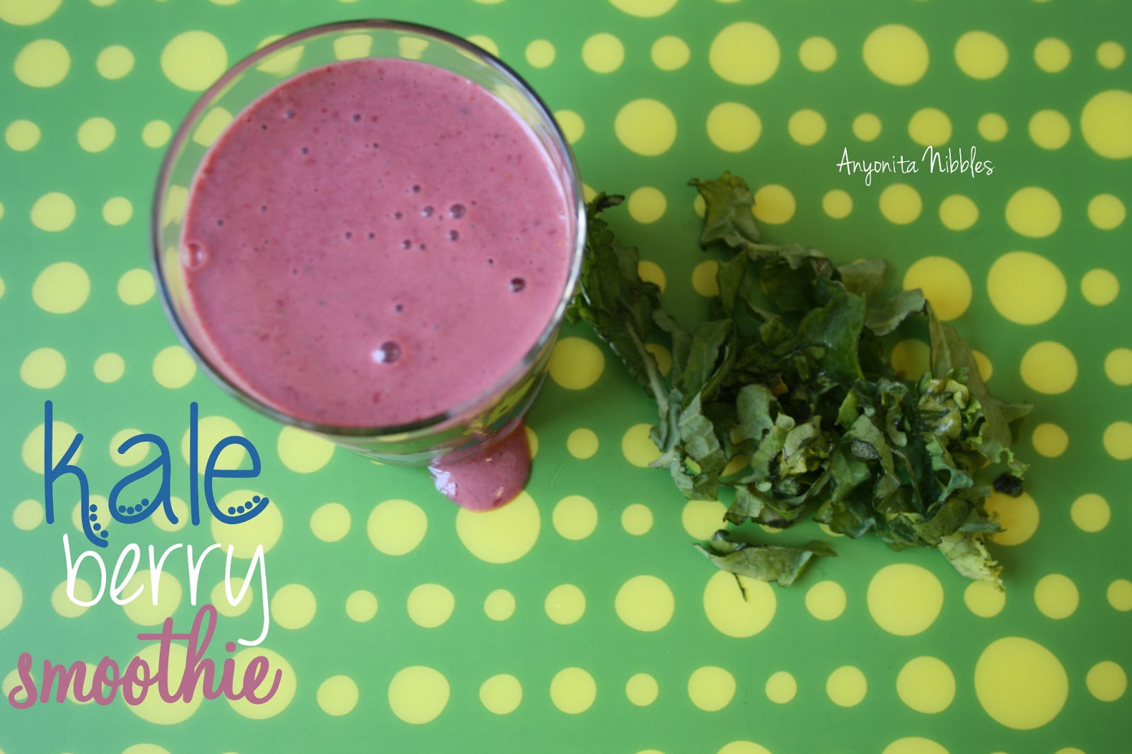 Anyonita Nibbles Gluten Free Recipes Gluten Free Kale Berry Smoothie