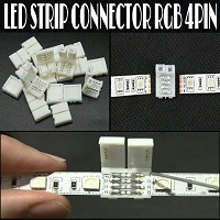 LED Strip Connector / Socket Sambungan LED Strip RGB 5050 4pin