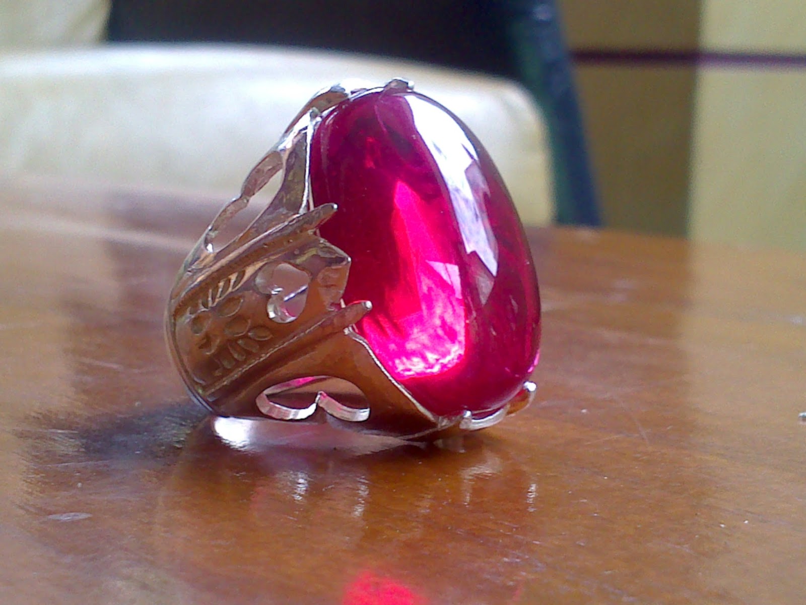 Khasiat Batu Cincin Merah Delima Asli Samiran Itu Indah