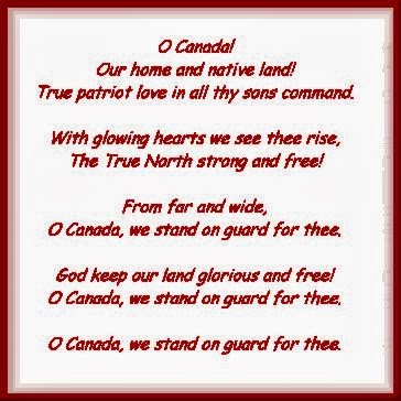 images Canadian National Anthem Lyrics Bilingual a pop culture addict in rehab