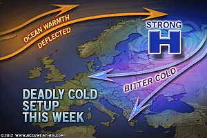 >Major Blizzard Taking Shape From Colorado To Nebraska, European Deep Freeze Reaches New Depths, More Deaths, More Hospital Causes