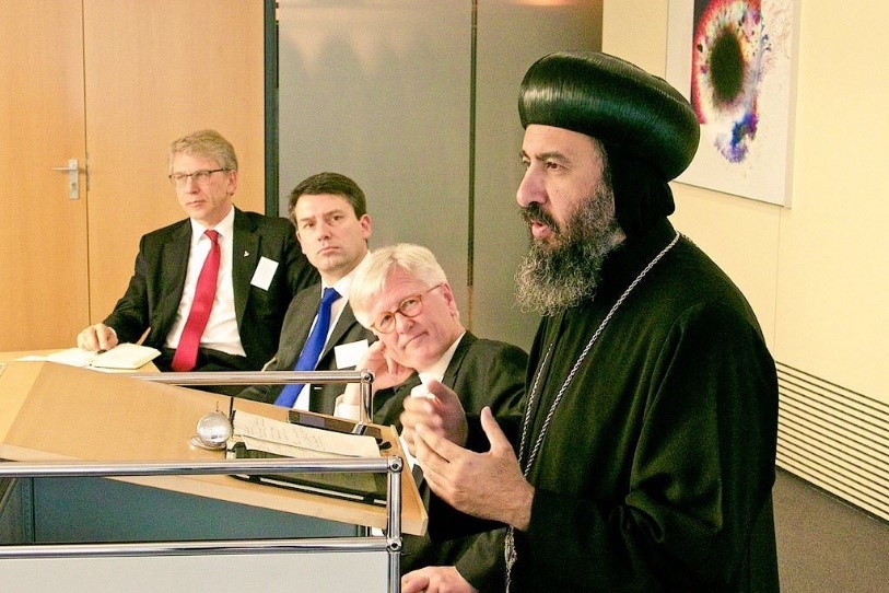 Bishop Angaelos gives address on refugee crisis at WCC Consultation in Munich