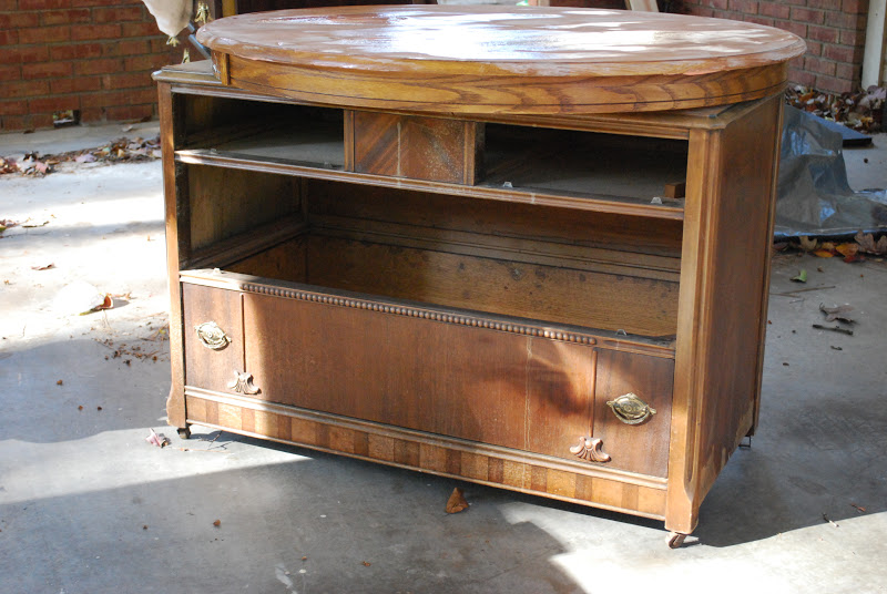 Between Blue And Yellow Small Antique Dresser