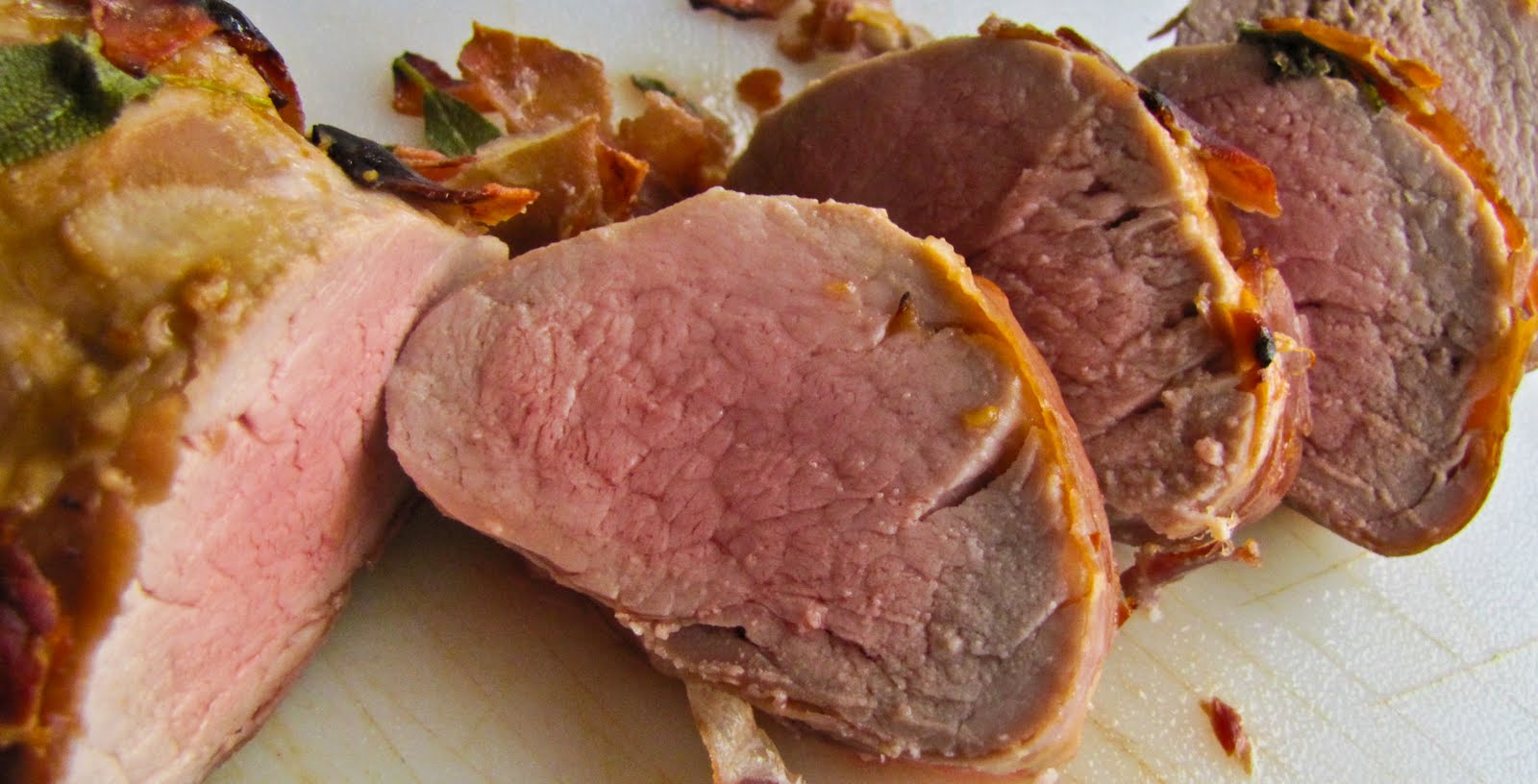 OnTheMoveIn the Galley ProsciuttoWrapped Pork Tenderloin