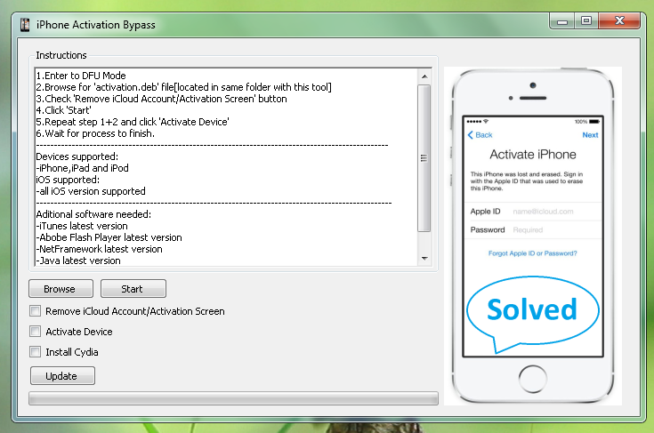 download bypass icloud activation tool