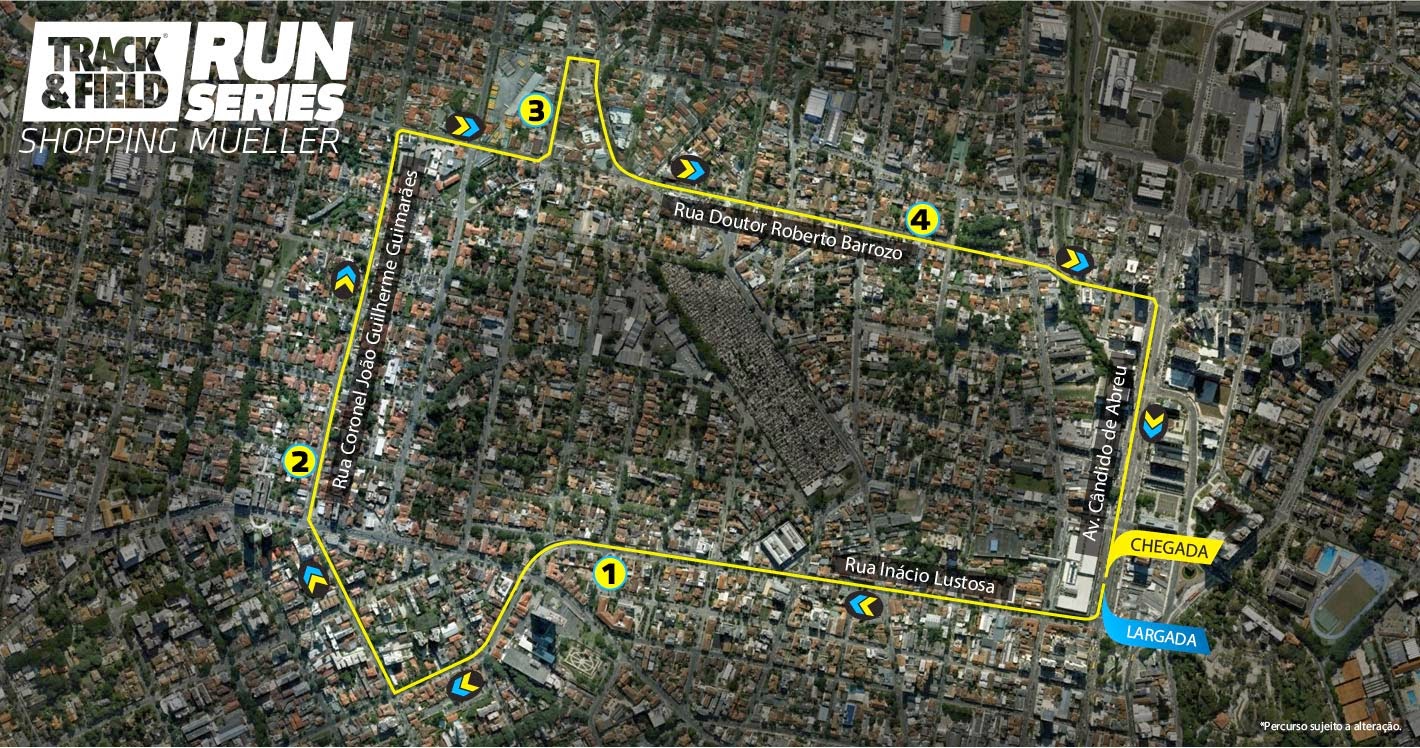 Flash Curitiba CONHEÇA O PERCURSO DA 8ª EDIÇÃO DO MUELLER TRACK&FIELD