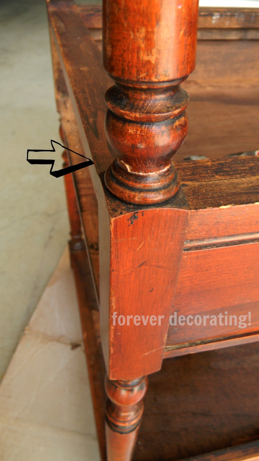 Forever Decorating! How to Easily Fix a Broken Furniture Leg