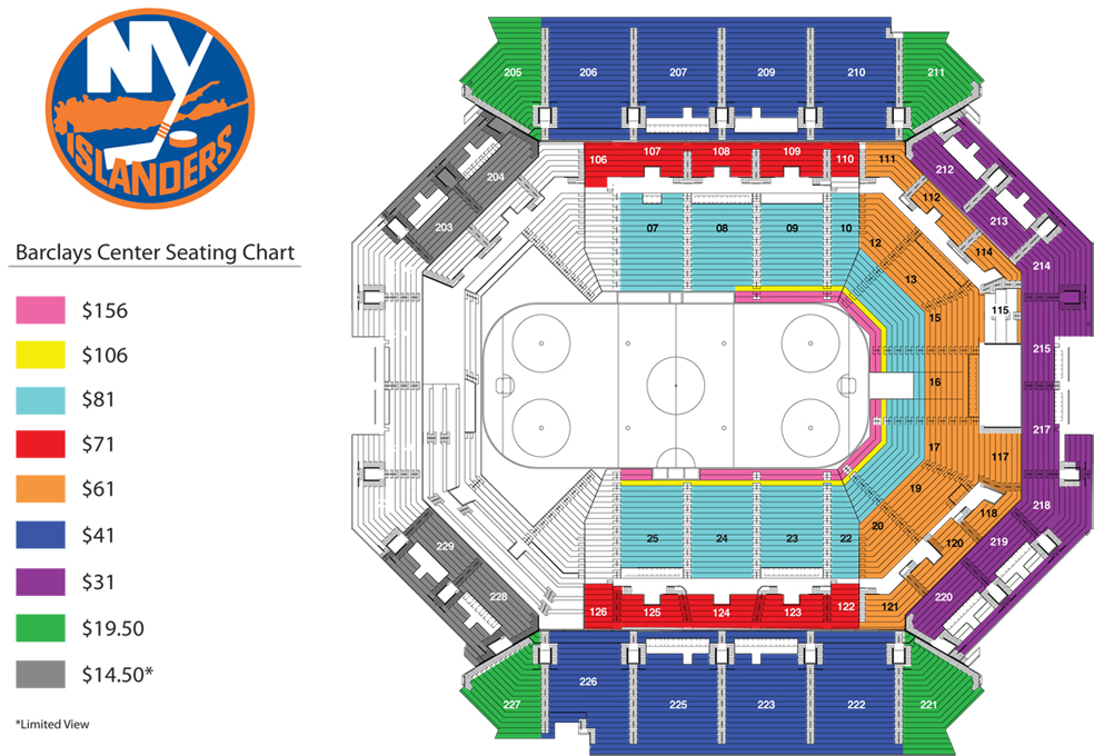 Ticketmaster Seating Chart Barclays Center