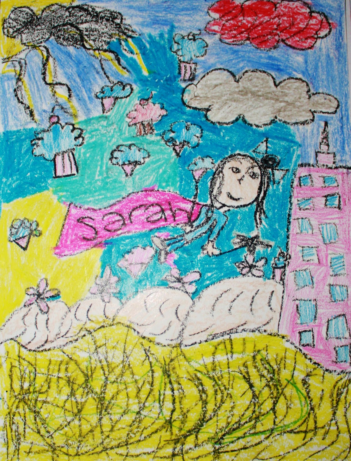 Fulton Sunshine Academy Art Lab: 3rd Grade - Super Hero Drawings