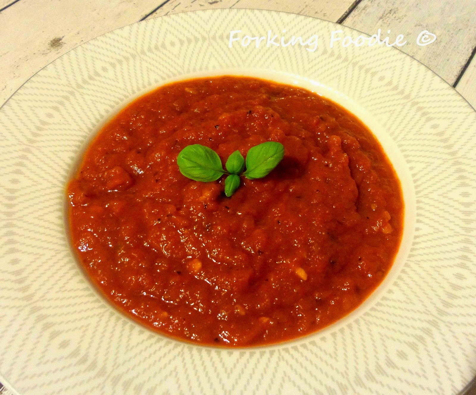 Forking Foodie Rich Tomato Sauce for Pizza or Pasta (includes