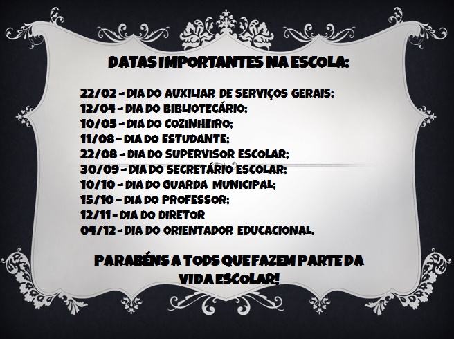 Datas Comemorativas