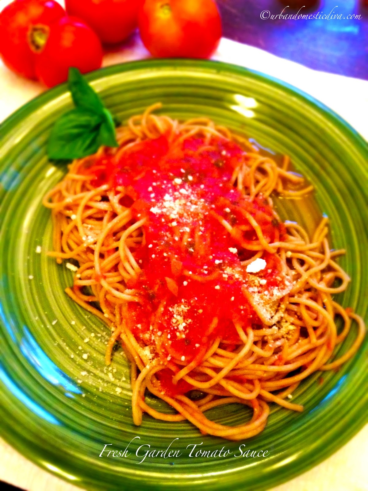 RECIPE Velvety Fresh Garden Tomato Pasta Sauce