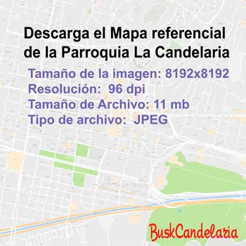 Mapa Referencial Urbano de La Candelaria