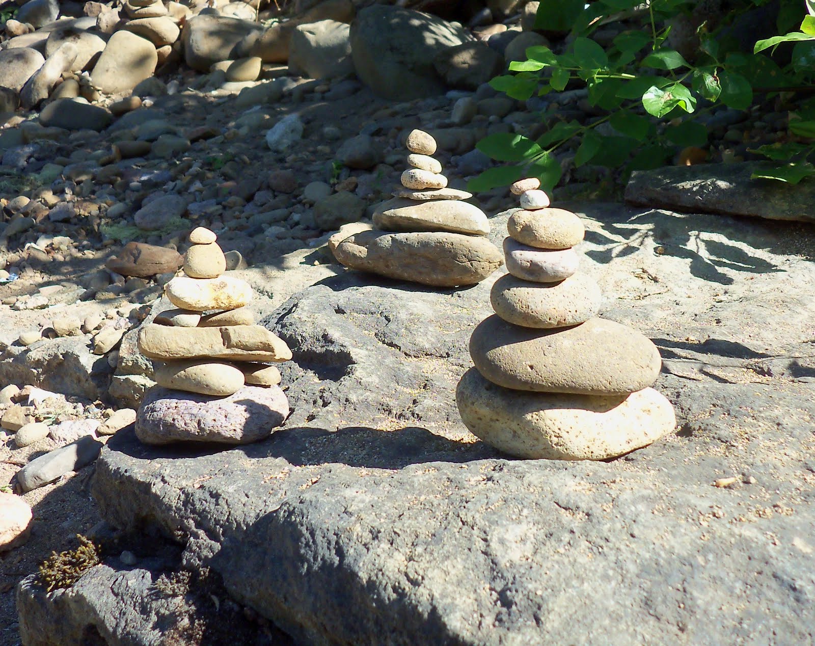 Make The Best of Things Zen Stone Stacks