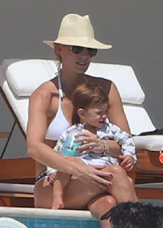 Molly Sims White Bikini Mexico