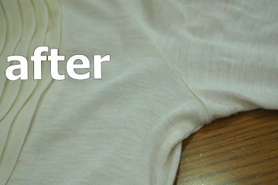 脇汗による黄変 ブラウス クロエ 染み抜き実例 東京の染み抜き 水洗いは千葉クリーニング商会