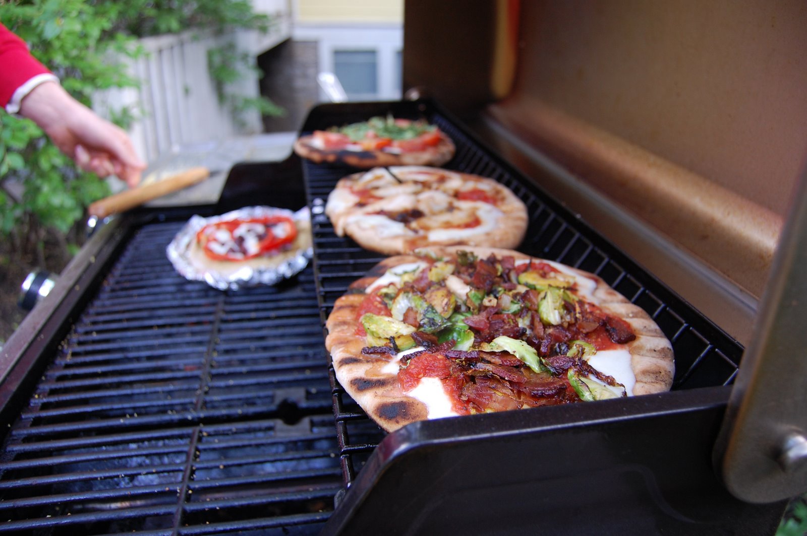 Dreaming of pots and pans The start of grilled pizza season!