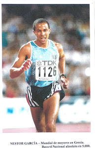 NESTOR GARCÍA- Campeón sudamericano - Atleta Olímpico.