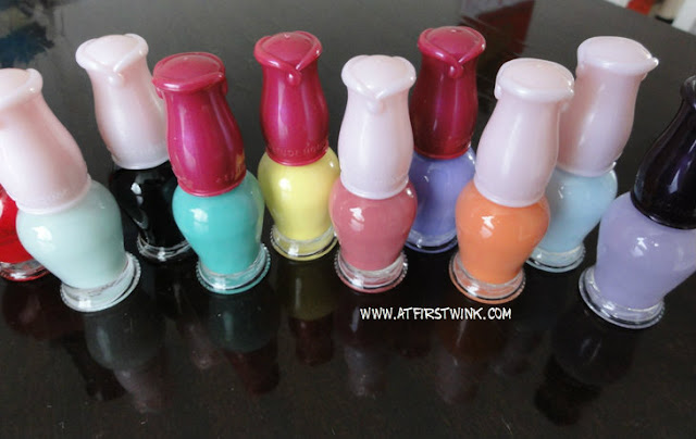 Etude House pastel nail polishes