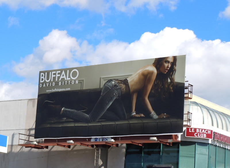 Sexy Buffalo Jeans model billboard