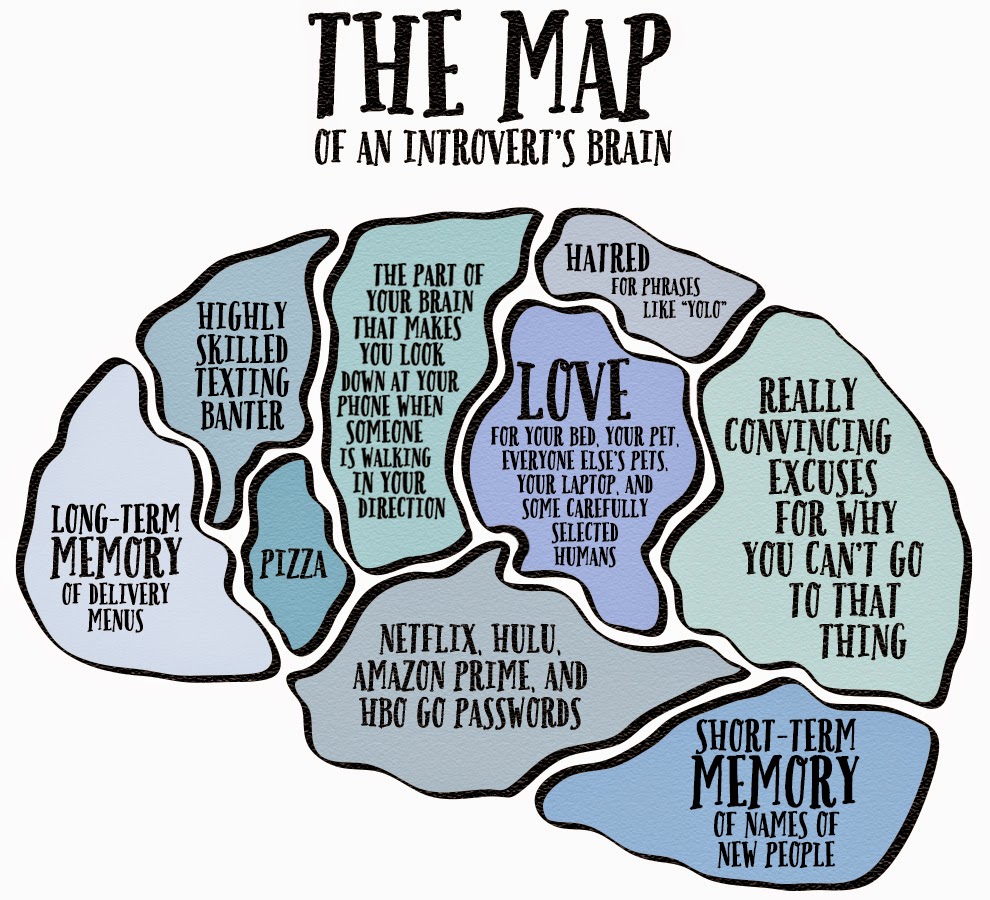 The Map Of An Introverts Brain