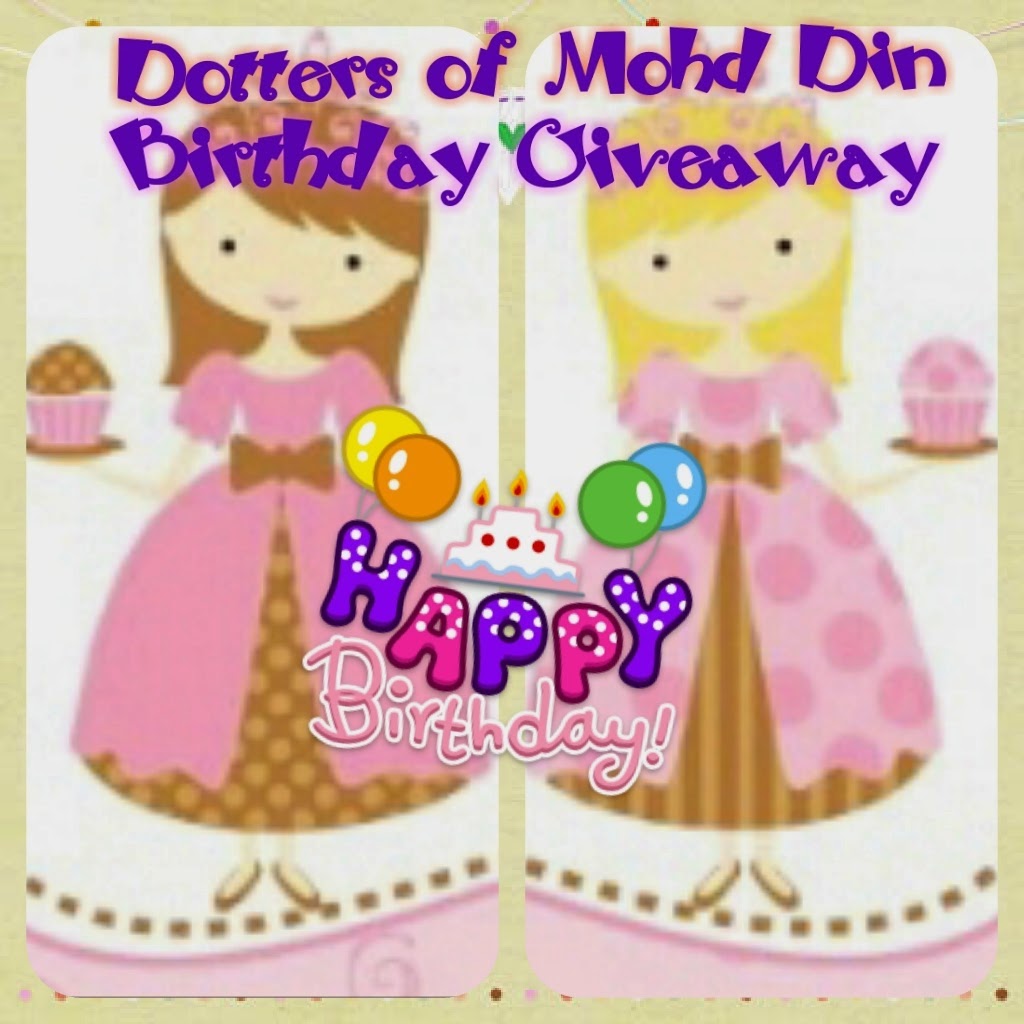 Dotters of Mohd Din Birthday Giveaway Giveaway 2015