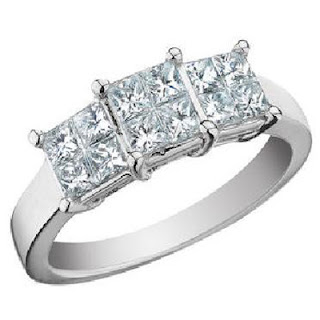 Three Stone Diamond Engagement Rings