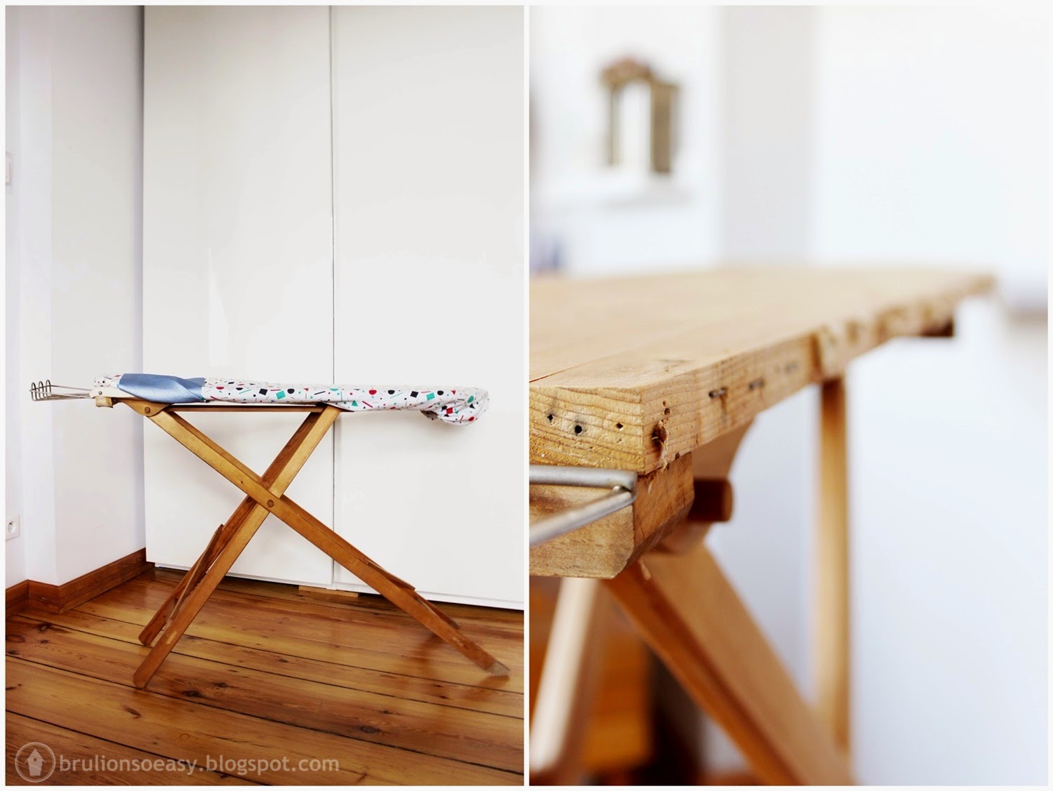 wood ironing board cover diy